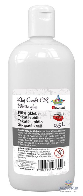 Titanum Klej w płynie Craft-Fun Series Craft CR 500ml Titanum (K-500)