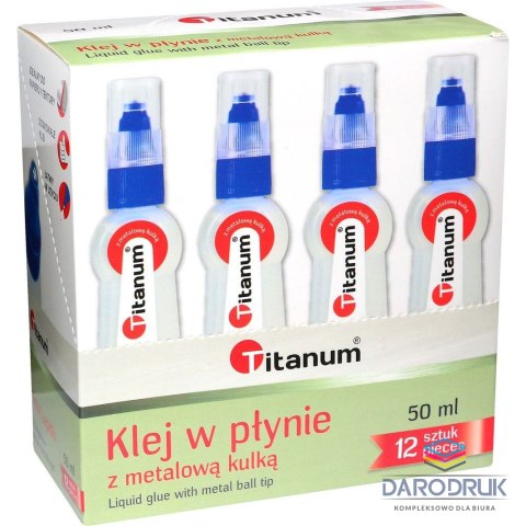 Titanum Klej w płynie Titanum z metalową kulka 50ml