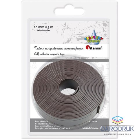 Titanum Magnes Craft-Fun Series czarny [mm:] 20x300 Titanum (DIY16029) 1 sztuk