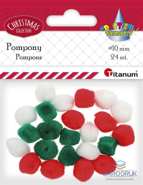 Titanum Pompony Craft-Fun Series mix 24 szt Titanum (338616)