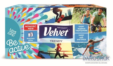 Velvet Chusteczki higieniczne 120 szt Velvet (Paradise)