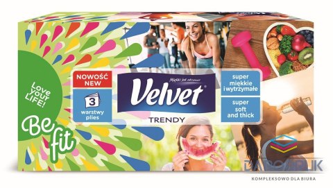 Velvet Chusteczki higieniczne 120 szt Velvet (Paradise)