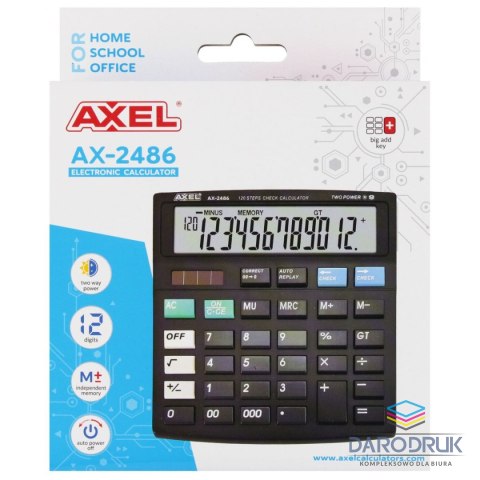 Axel Kalkulator kieszonkowy AX-2486 Axel (558987)