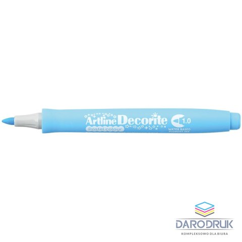 Artline Marker permanentny pastelowy decorite wkład niebieski 1,0mm pędzelek końcówka Artline (AR-033 1 4)