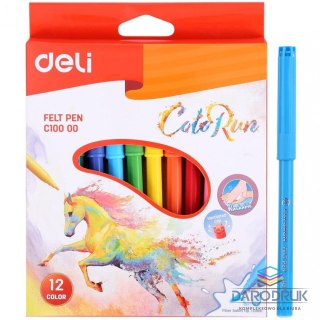Deli Flamaster COLORUN 12K 6921734962782 12 kol. Deli (EC10000)