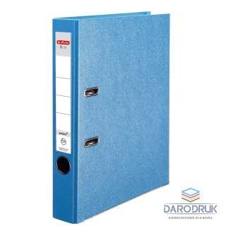 Herlitz Segregator dźwigniowy Q. file Standard 0011178969 A4 50mm niebieski jasny Herlitz (300023550)