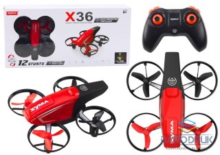 Lean Dron Zdalnie Sterowany RC X36 SYMA Czerwony Lean (20879)