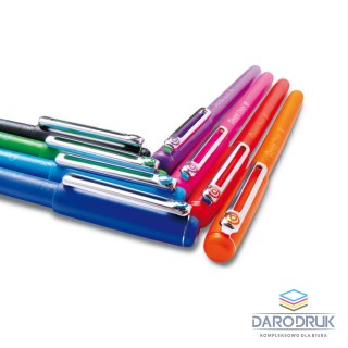 Pentel Długopis olejowy iZee wkład fiolet 0,26mm Pentel (BX457-V)