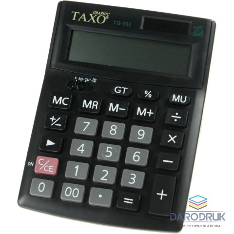 Taxo Graphic Kalkulator na biurko TG-332 Taxo Graphic 12-pozycyjny