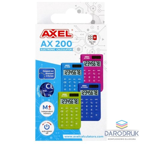 Axel Kalkulator na biurko AX-200DB Axel (489996)