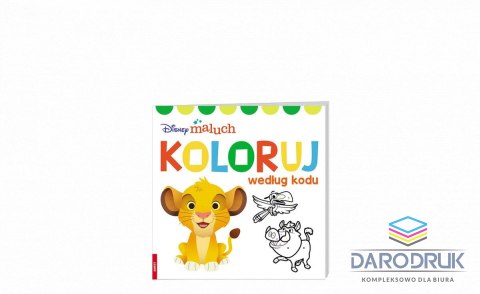 Ameet Książka dla dzieci DISNEY MALUCH. KOLORUJ WEDŁUG KODU Ameet (COLO 9202)