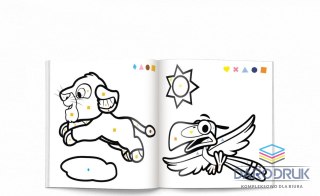 Ameet Książka dla dzieci DISNEY MALUCH. KOLORUJ WEDŁUG KODU Ameet (COLO 9202)