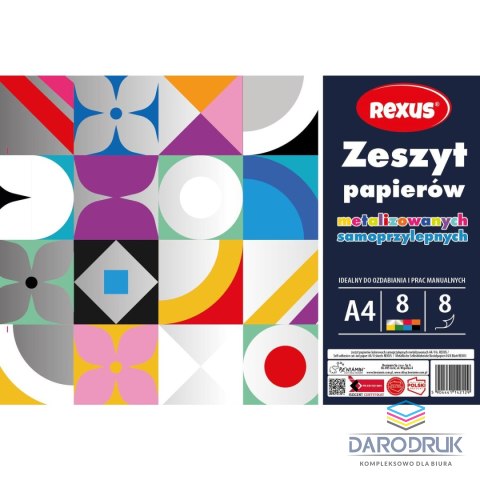 Beniamin Zeszyt papierów kolorowych metalizowanych A4 Beniamin (2129)