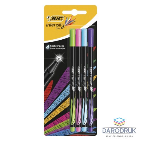 Bic Cienkopis Intensity FINE wkład mix 0,4mm 4kol. Bic (942076)
