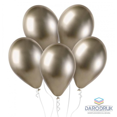 Godan Balon gumowy Shiny 13 cali, 50 sztuk złoty 5cal Godan (GB120/85)