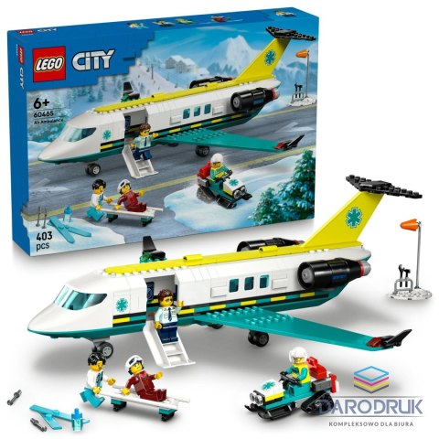 Lego Klocki konstrukcyjne City pogotowie ratunkowe Lego (60465)