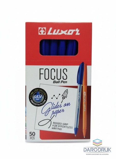 Luxor Długopis Focus wkład niebieski 1,0mm Luxor (Lux248)