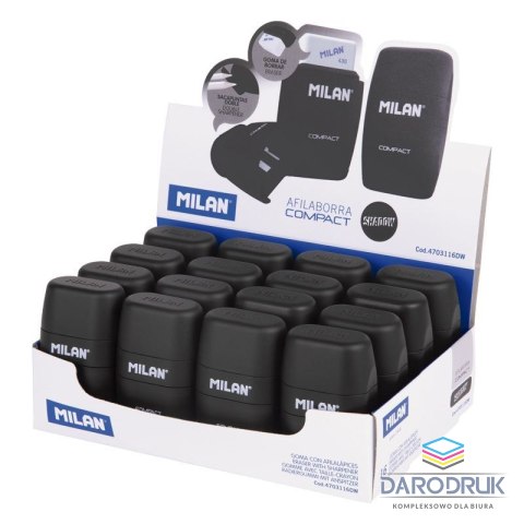 Milan Temperówko-gumka Compact Shadow Milan (4703116DW)