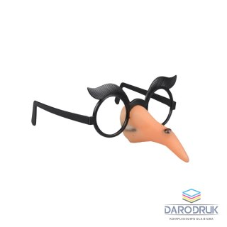 Okulary czarownicy z nosem (SR4442)