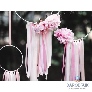 Partydeco Wstążka satynowa 6x25 [mm x m] różowy jasny Partydeco (TS6-081PJ)