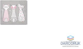 Paw Serwetki Glam Cats mix nadruk bibuła [mm:] 330x330 Paw (TL699000)