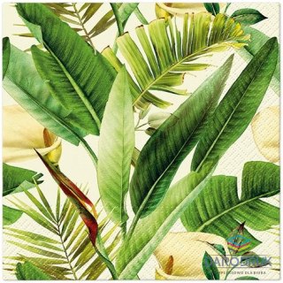 Paw Serwetki Lunch Tropical Times mix nadruk bibuła [mm:] 330x330 Paw (SDL142200)
