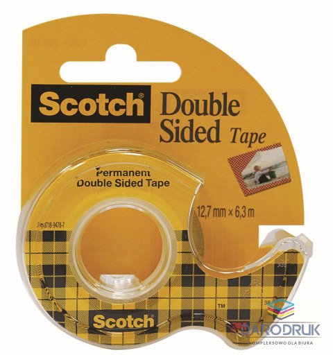 Scotch Taśma dwustronna 12x6,3 [mm x m] Scotch (136)