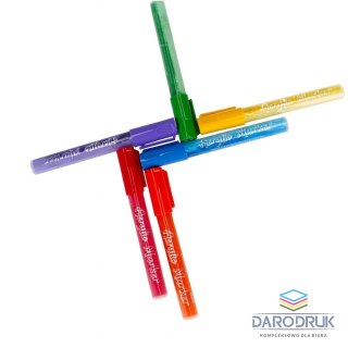 Starpak Marker permanentny akrylowy wkład mix okrągła końcówka Starpak (497710)