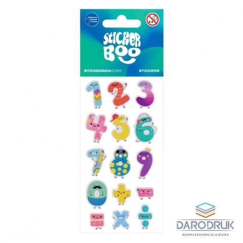 Sticker Boo Naklejka (nalepka) Cyferki Sticker Boo (534611)