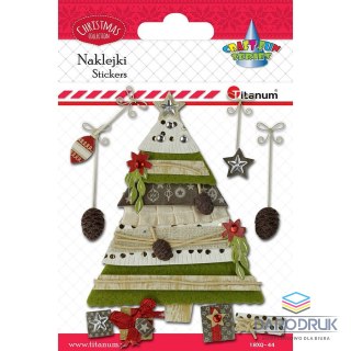 Titanum Naklejki świąteczne Craft-Fun Series choinka Titanum (18XQ-44)