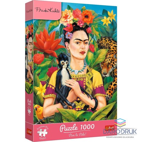 Trefl Puzzle Frida Kahlo Portret w dżungli 1000 el. Trefl (12094)