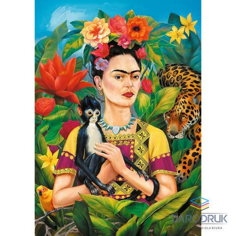 Trefl Puzzle Frida Kahlo Portret w dżungli 1000 el. Trefl (12094)