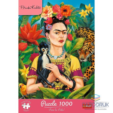 Trefl Puzzle Frida Kahlo Portret w dżungli 1000 el. Trefl (12094)
