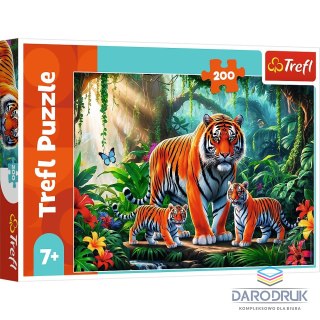 Trefl Puzzle Tygrysie zwyczaje 200 el. Trefl (13330)