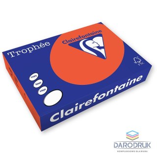 Trophee Papier kolorowy A4 kolorowy czerwony kardynalski 250k. 80g Trophee (xca41873)