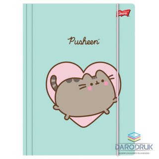 Unipap Teczka kartonowa na gumkę Pusheen A4 miętowy 300g Unipap