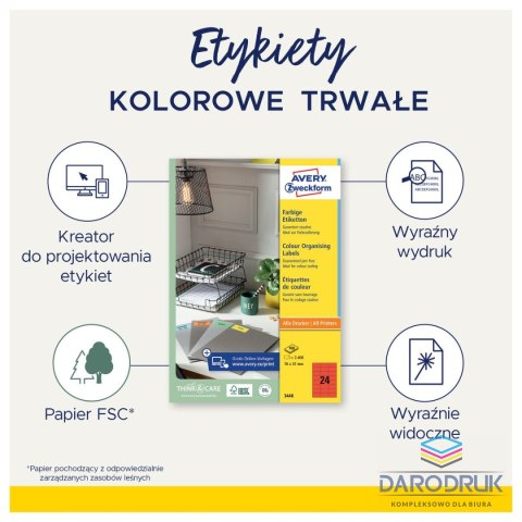 Zweckform Etykieta samoprzylepna A4 Zweckform (3471)
