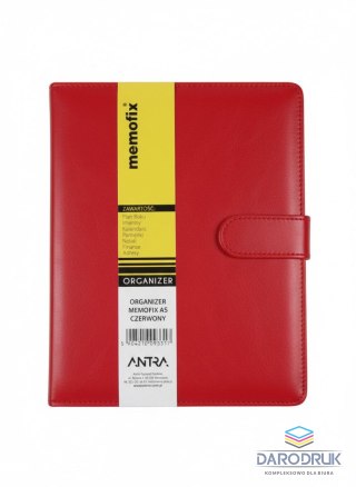 Antra Organizer MEMOFIX 2027 czerwony [mm:] 230x175 Antra (A5)