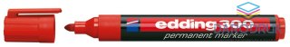 Edding Marker permanentny wkład czerwony 1,5-3,00mm okrągła końcówka Edding