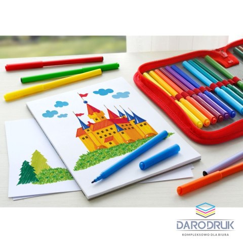 Faber Castell Flamaster zamek 12 kol. Faber Castell (554201)