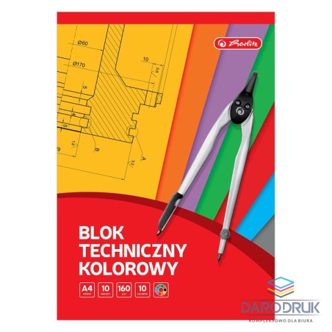 Herlitz Blok techniczny 9583659 A4 mix Herlitz (400198700)