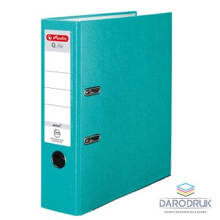 Herlitz Segregator dźwigniowy Q. file Standard 0011178928 A4 80mm turkusowy Herlitz (300023547)