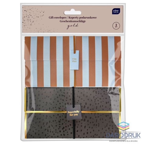 Interdruk Koperta specjalnego przeznaczenia GOLD DŁUGIE Z GUMKĄ Interdruk (2 SZT)