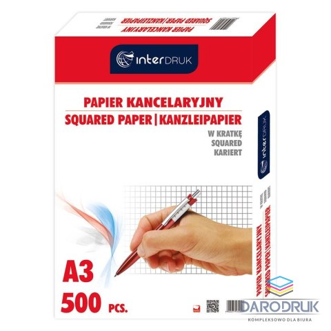 Interdruk Papier kancelaryjny A3 krata [mm:] 297x420 Interdruk (PAKA)