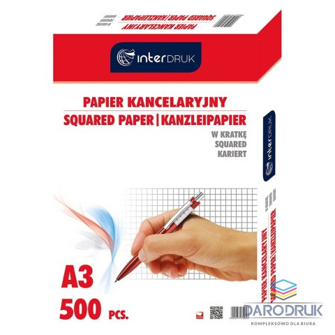 Interdruk Papier kancelaryjny A3 krata [mm:] 297x420 Interdruk (PAKA)