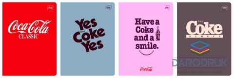 Interdruk Zeszyt A5 HYBRID COCA COLA 60k. 70g linia Interdruk