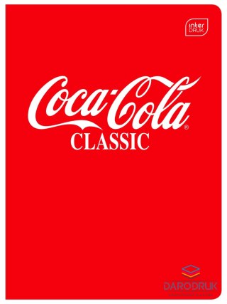 Interdruk Zeszyt A5 HYBRID COCA COLA 60k. 70g linia Interdruk