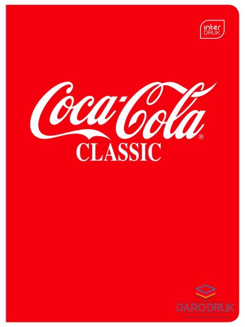 Interdruk Zeszyt A5 HYBRID COCA COLA 60k. 70g linia Interdruk