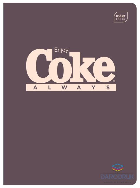 Interdruk Zeszyt A5 HYBRID COCA COLA 60k. 70g linia Interdruk