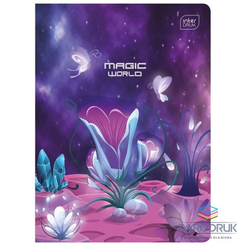 Interdruk Zeszyt A5 METALIC FANTASY 60k. 70g krata Interdruk
